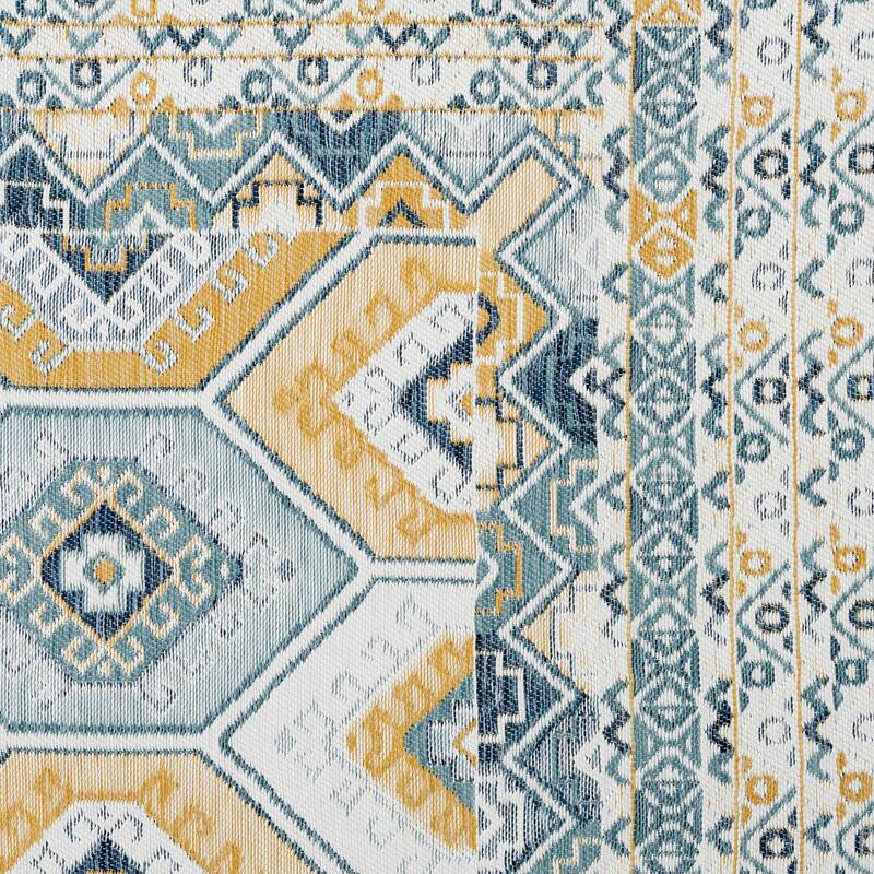 Alfresco Nautical & Coastal Geometric Reversible Indoor/Outdoor Area Rug