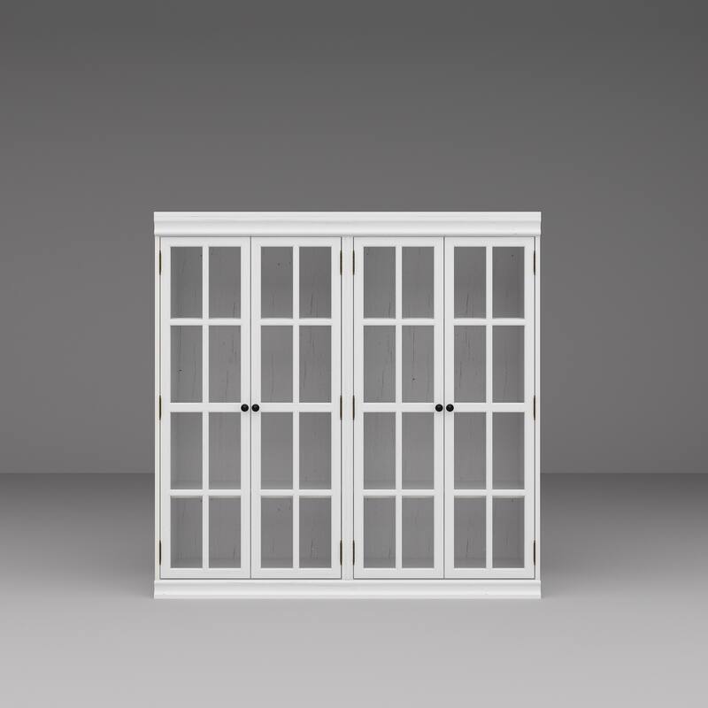 Versatile and Well-Crafted 2-Door Storage Solution Bookshelf Boocase