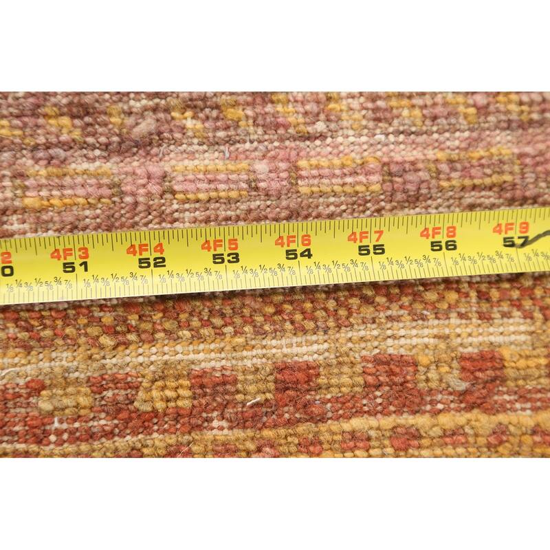 Striped Gabbeh Kashkoli Oriental Wool Area Rug Handmade Bedroom Carpet - 6'0" x 8'10"