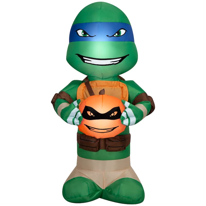 Airblown-Big Head Leonardo w/Pumpkin-Nick