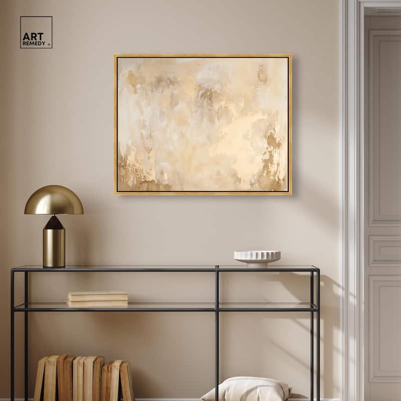 Sun Brust Gilding III Canvas by Art Remedy