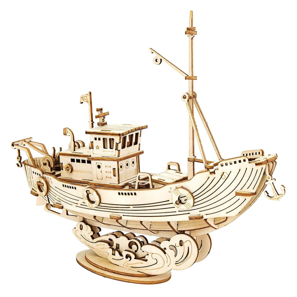 DIY 3D Puzzle - Fishing Ship - 104pcs