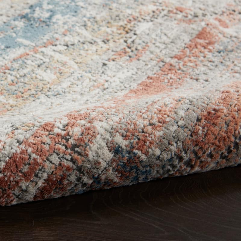 Nourison Rustic Textures Contemporary Abstract Area Rug