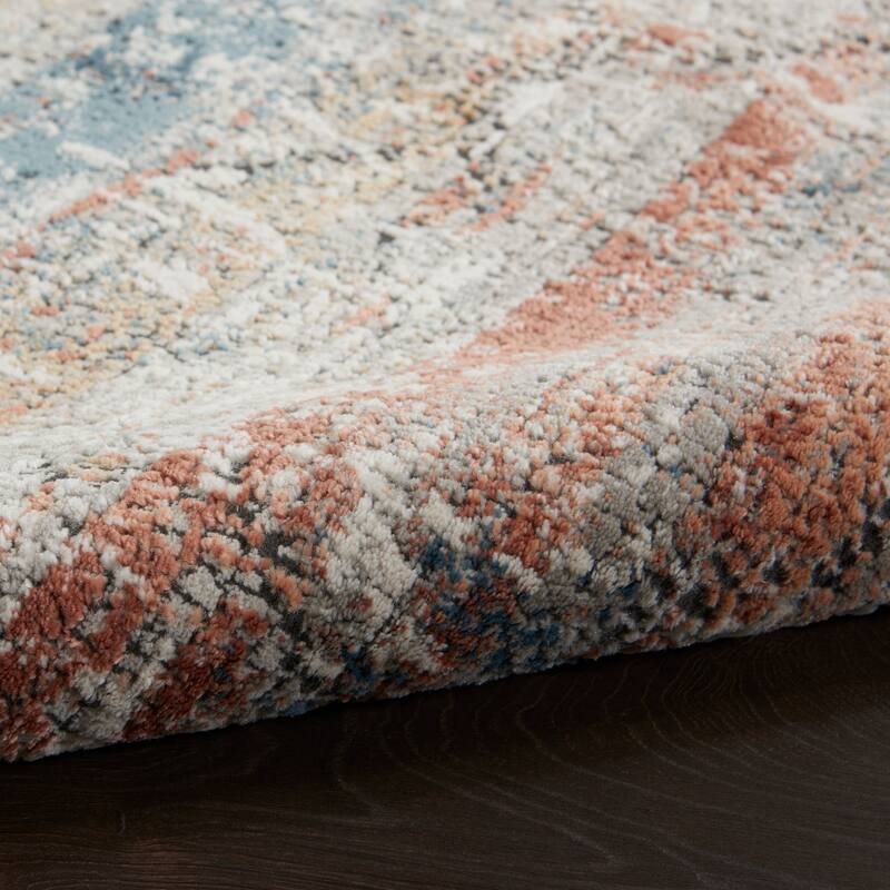 Nourison Rustic Textures Contemporary Abstract Area Rug