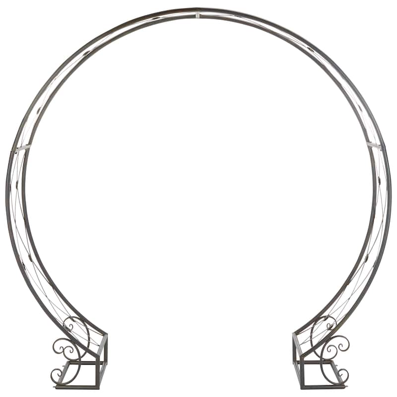 SAFAVIEH Outdoor Melanya 83" Moon Gateway