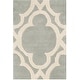 preview thumbnail 16 of 40, SAFAVIEH Handmade Chatham Chessie Modern Wool Rug 2' x 3' - Grey/Ivory - Rectangle