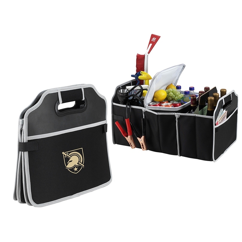 NCAA Army Black Knights 3-Section Folding Trunk Organizer with Cooler