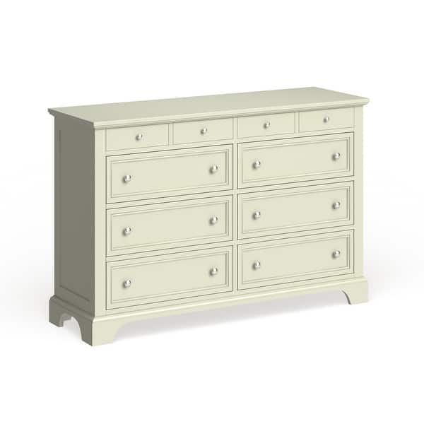 slide 13 of 19, Copper Grove Stanislaus White 8-drawer Dresser with Optional Mirror Dresser Only