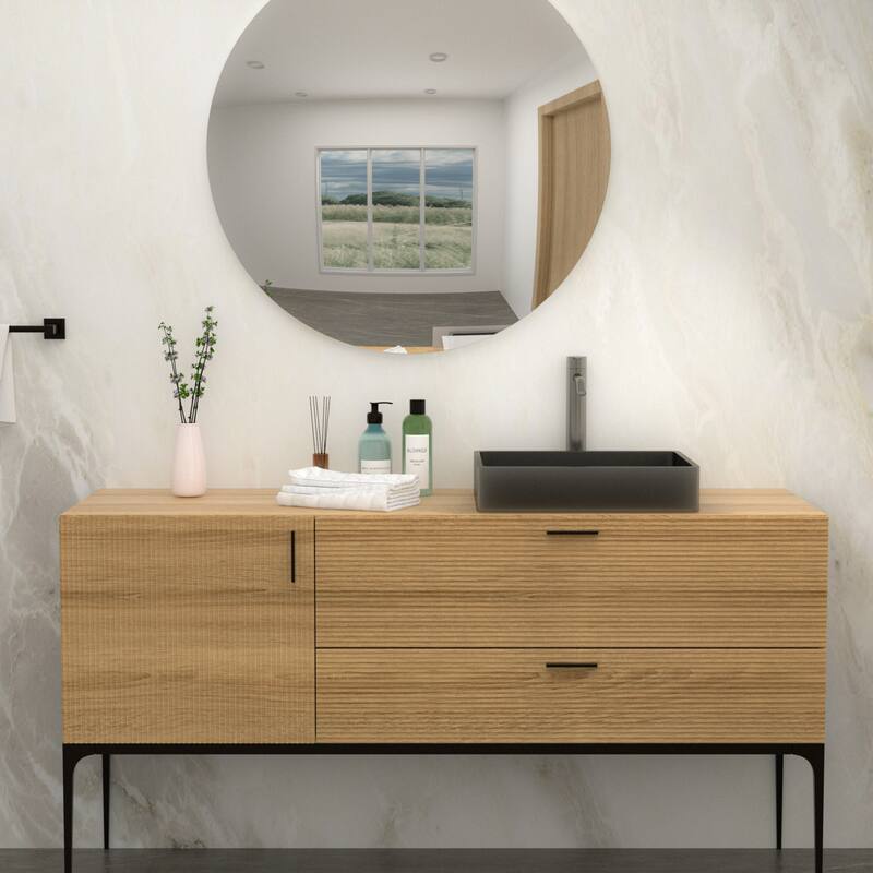 Stainless Steel Bathroom Sink with Pop Up Drain