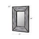 preview thumbnail 34 of 35, Rectangle Rivet Decorative Wall Hanging Mirror