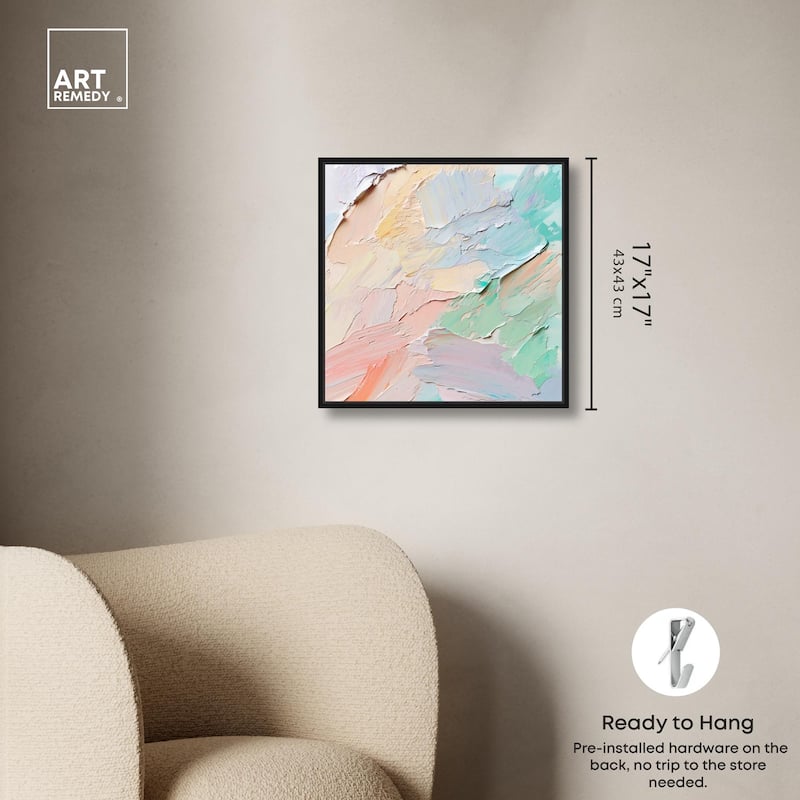Flowing Mousse III Canvas by Art Remedy
