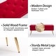 preview thumbnail 84 of 92, Velvet Storage Ottoman Bench with gold legs and Nailhead Trim for Bedroom/End of Bed/Entryway/Window