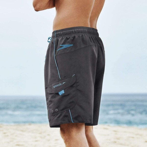 speedo men's marina swim trunk