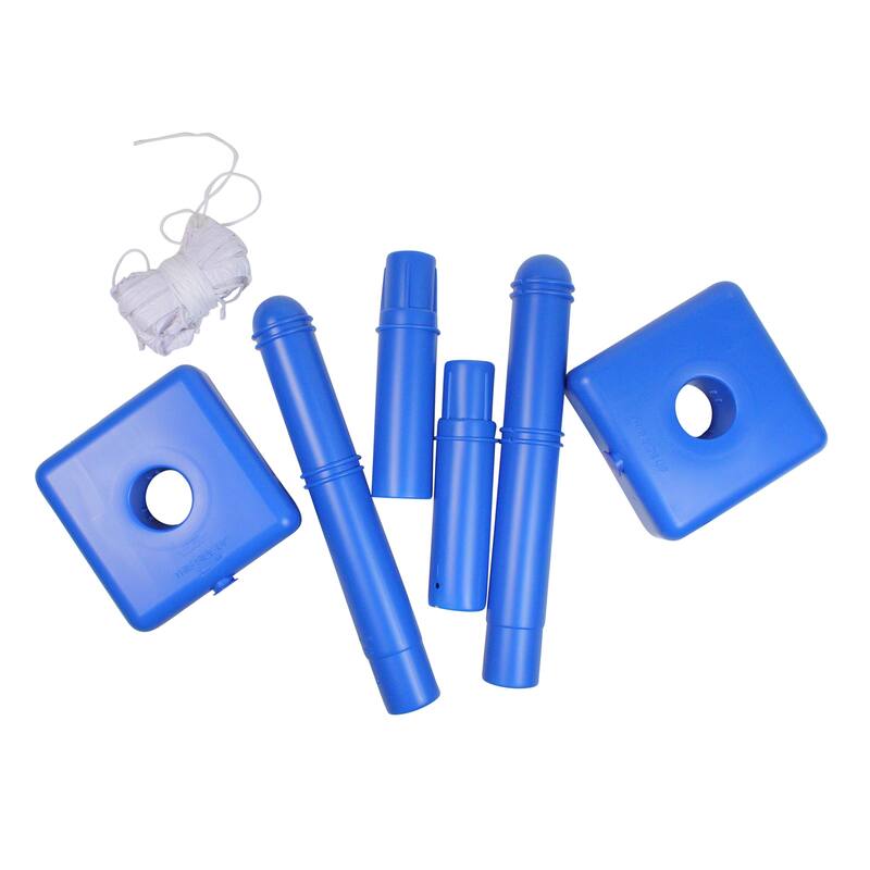 12ft In-Ground Swimming Pool Volleyball Game with Weighted Net Supports