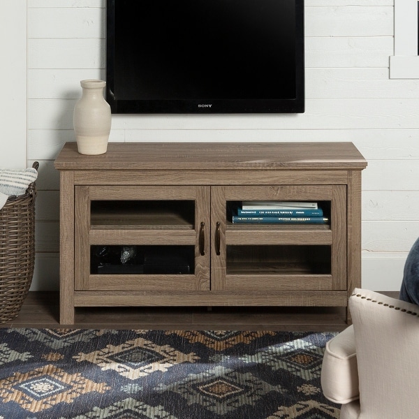 Copper Grove Macaulay 44-inch Driftwood TV Stand Console