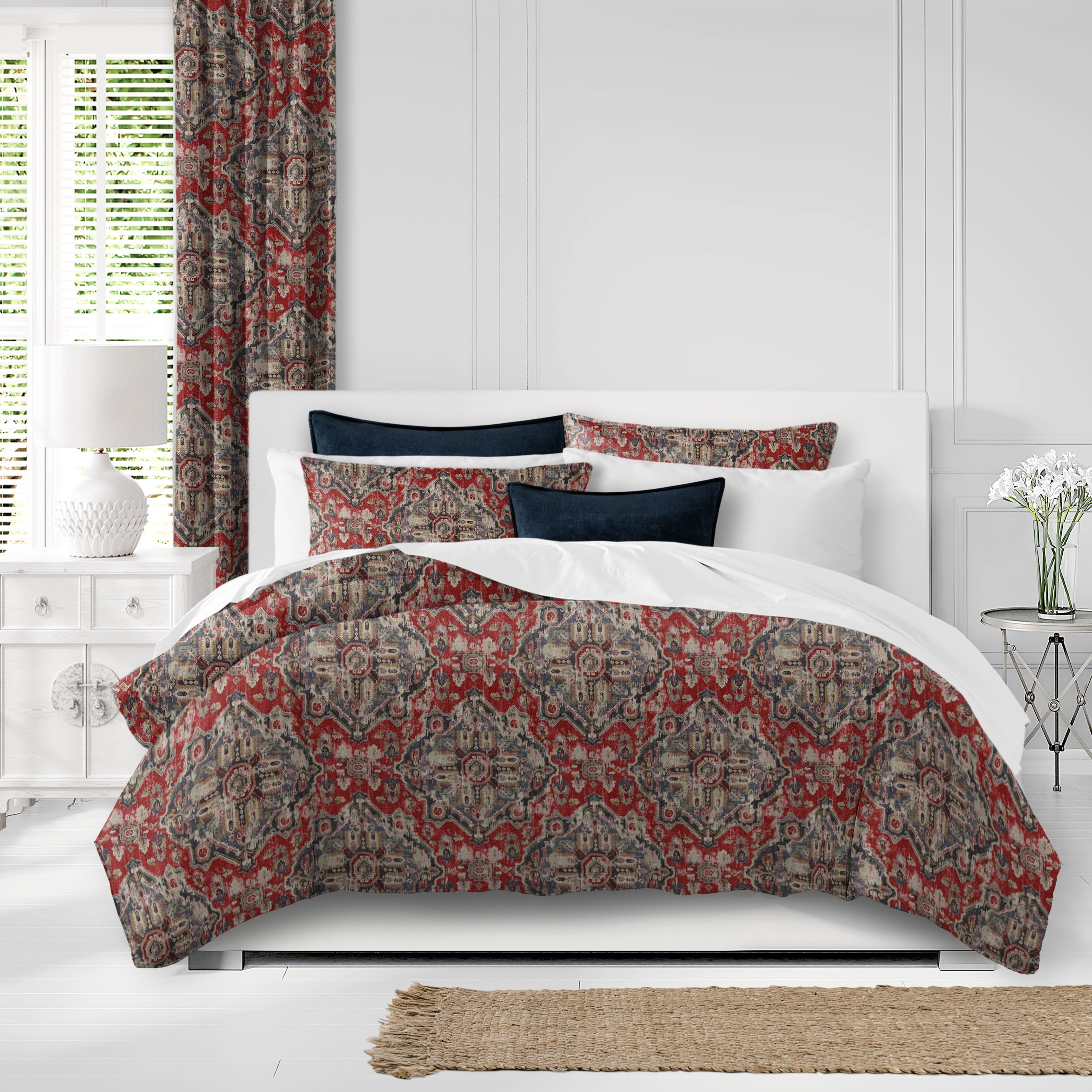 Red King Cal King Linen Quilts and Bedspreads Bed Bath Beyond