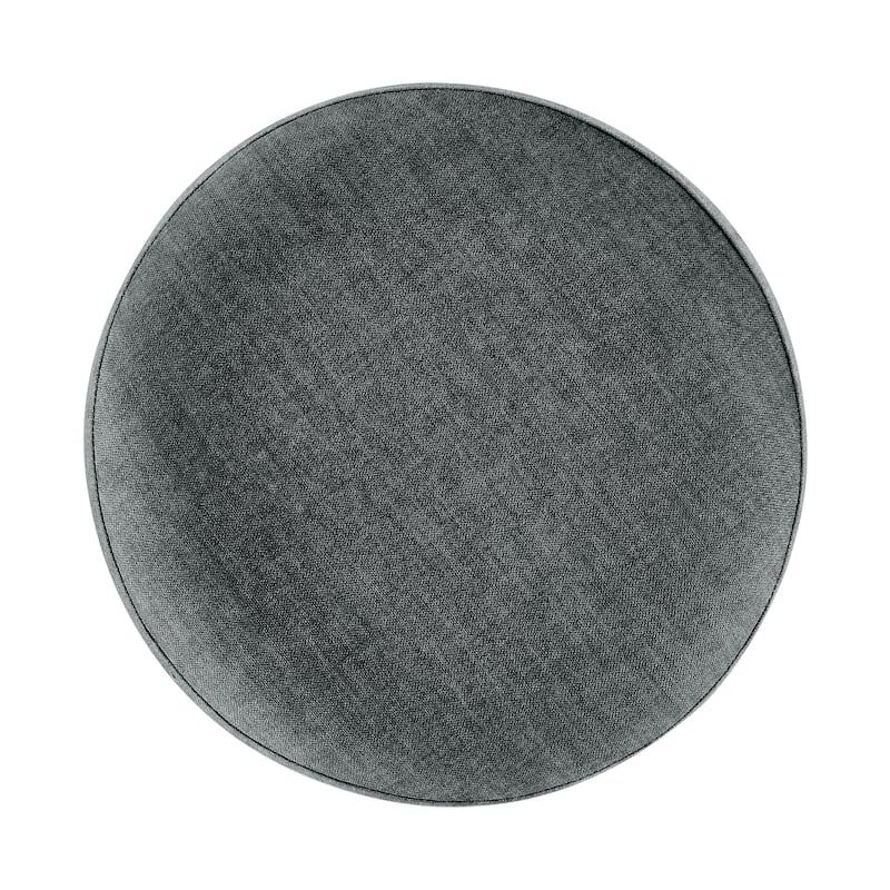 NPD Furniture Ophelia Velvet Round Ottoman with Metal Frame
