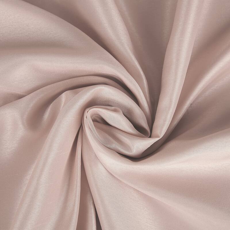 Sun Zero Evelina Faux Dupioni Silk Blackout Curtain Panel, Single Panel