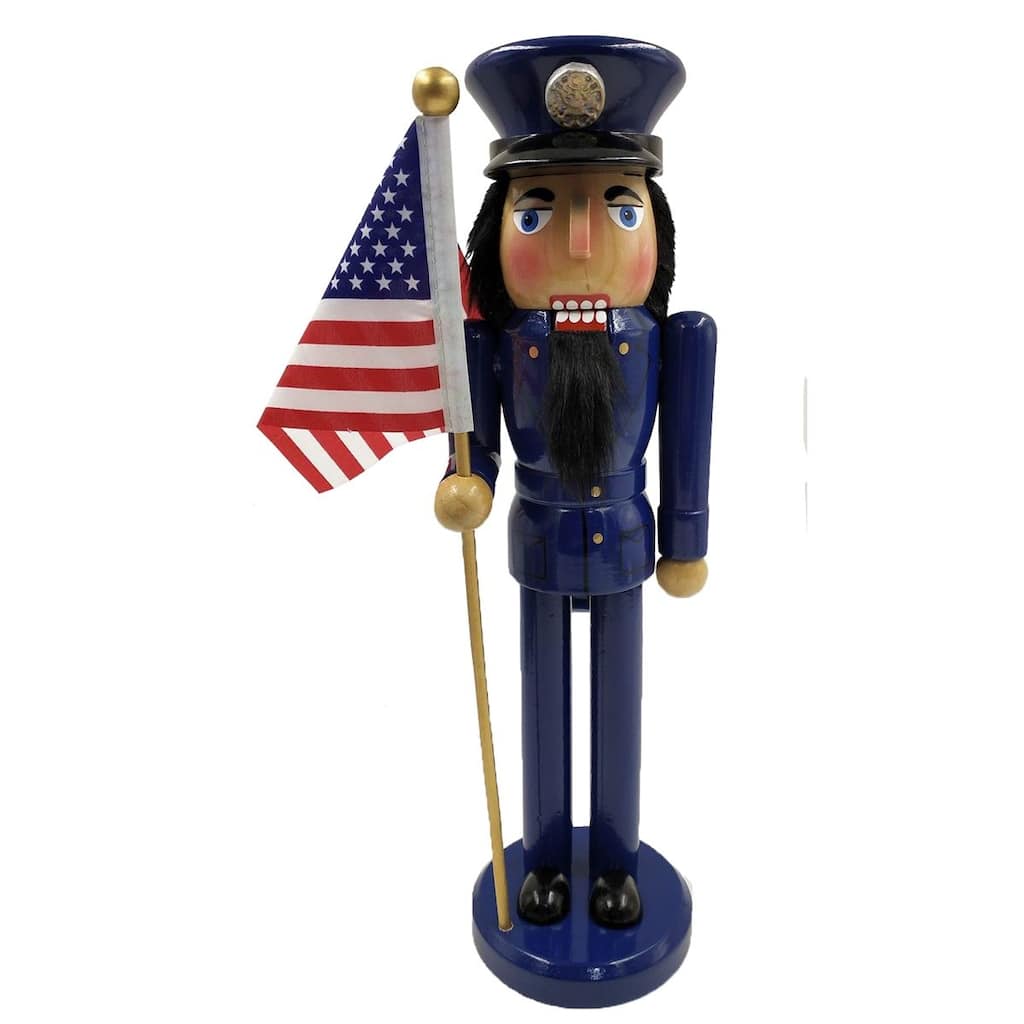 14" Americana Air Force Christmas Nutcracker
