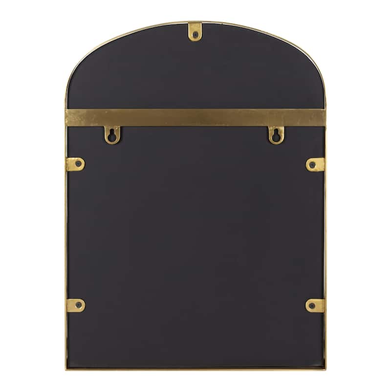 Kate and Laurel Peyson Framed Arch Mirror with Shelf