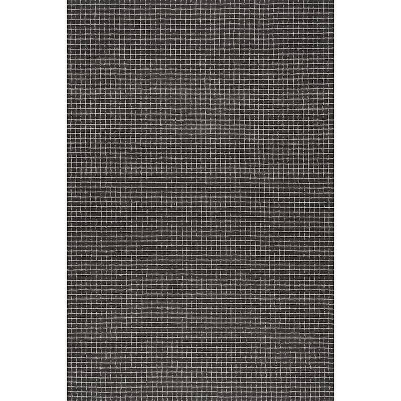 Nuloom Melrose Checked Wool Area Rug