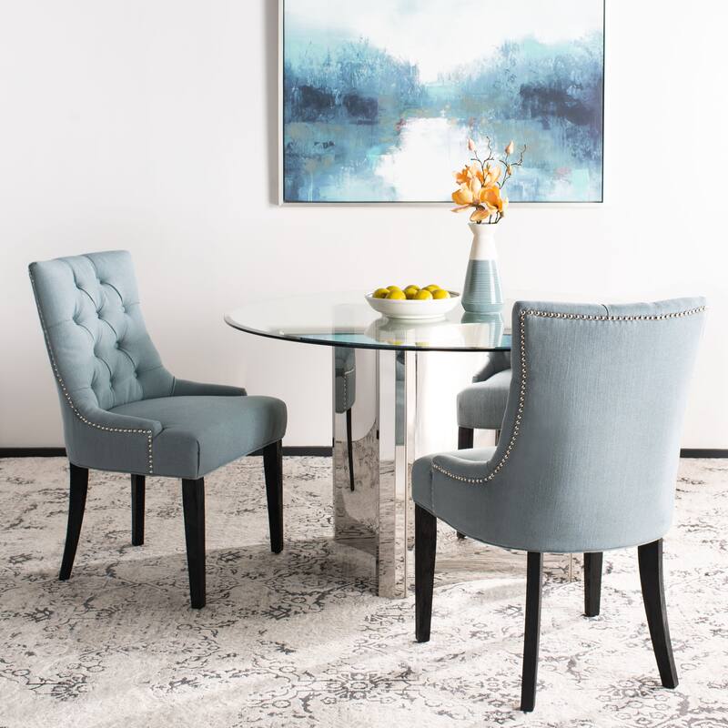 SAFAVIEH Loren Dining Chair (Set of 2) - 24"W x 25"D x 39"H