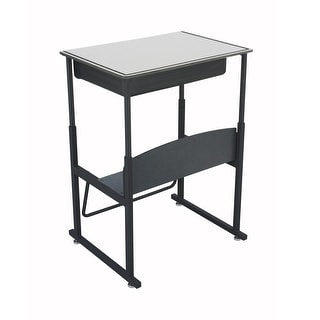 Safco Alphabetter Stand-up Desk with Swinging Footrest (Grey)