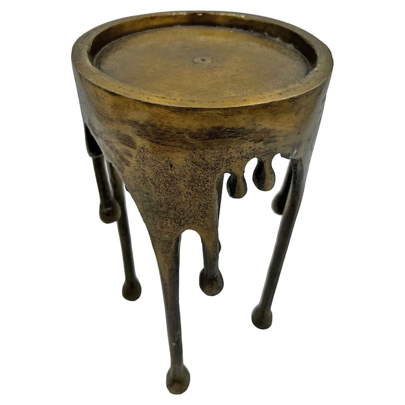 Decorative Handmade Aluminum Modern Candle holder in Brass
