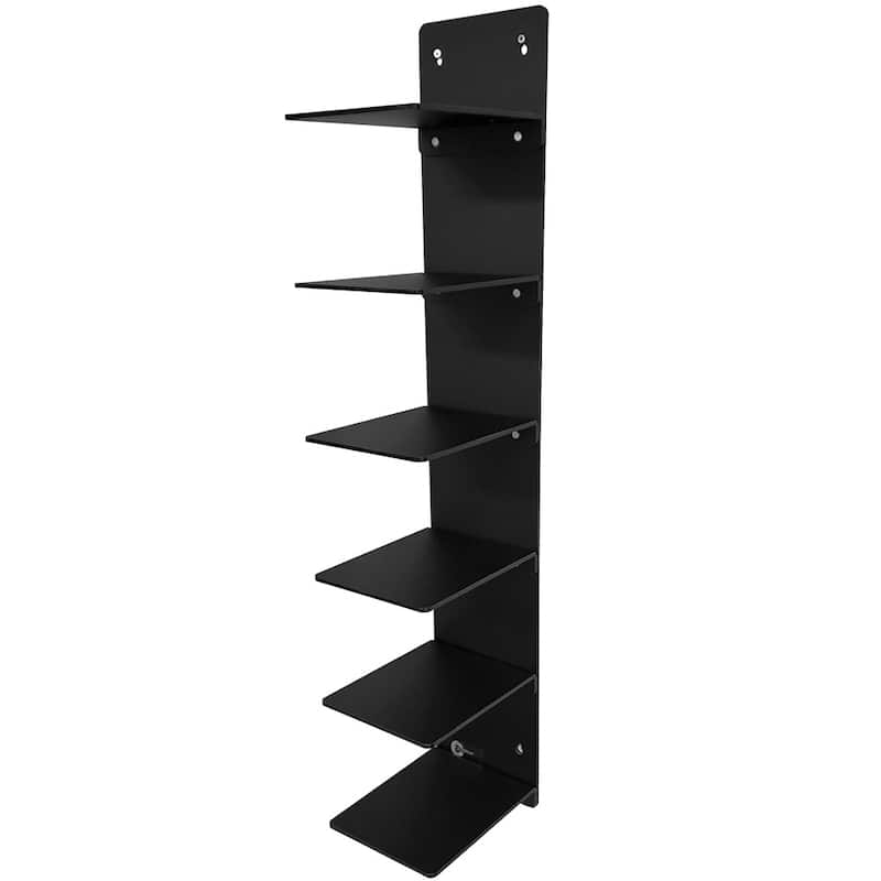 OnDisplay Luxe Acrylic Hat Rack Display - Wall Mounted Baseball Cap Organizer - Multi Shelf Wall Display for Hats