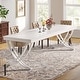 preview thumbnail 4 of 16, 78 inch Extra Long Rectangular Kitchen Dining Dinner Table for 6-8 White