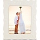 preview thumbnail 1 of 3, Lenox 870305 Rectangular French Perle Tabletop Frame, White, 8x10 inches