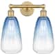 Option Brushed Brass / Sapphire Blue