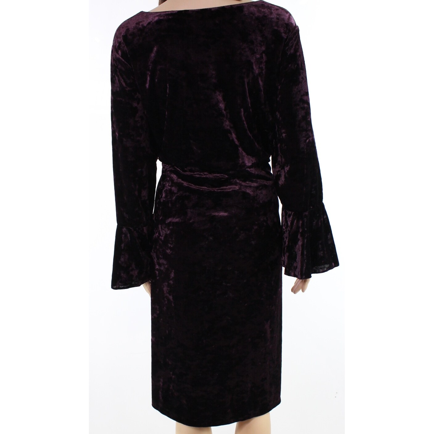 ralph lauren purple velvet dress