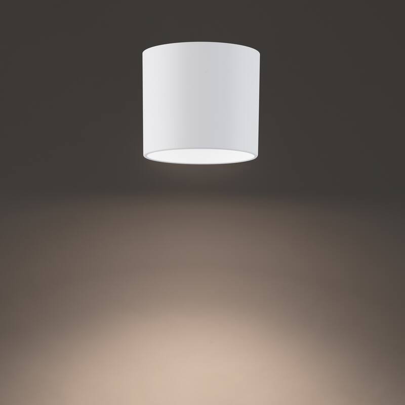 Squat 5in LED Outdoor Flush Mount 3-CCT 3000K-3500K-4000K Set to 3000K