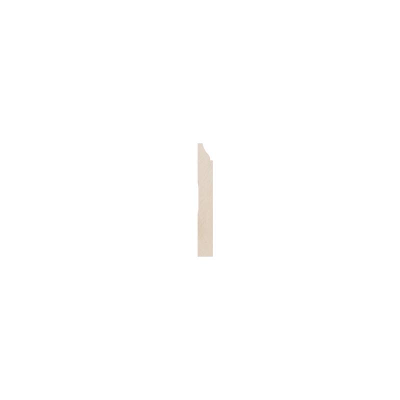 WM620: 9/16-in D x 4-1/4-in W x 96-in L Americraft Solid Hardwood Stain Grade Ogee Base Moulding
