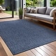 preview thumbnail 4 of 9, Aloha Washable Solid Indoor Outdoor Area Rug Patio Deck Living Room