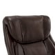 preview thumbnail 20 of 29, La-Z-Boy Bellamy Executive Leather Office Chair with Memory Foam Cushions, Solid Wood Arms and Base, Waterfall Seat Edge