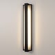preview thumbnail 7 of 23, Rennnsan Modern Black Rectangular Linear LED Outdoor Wall Lights/Sconce Lighting