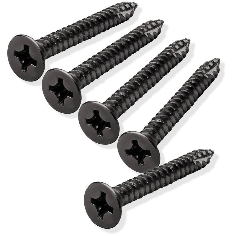 Wood Screws 9 x 112in for Door Hinges 25 pack - Oil Rubbed Bronze