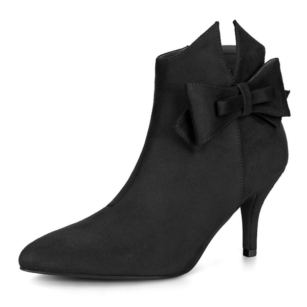 bow ankle boots