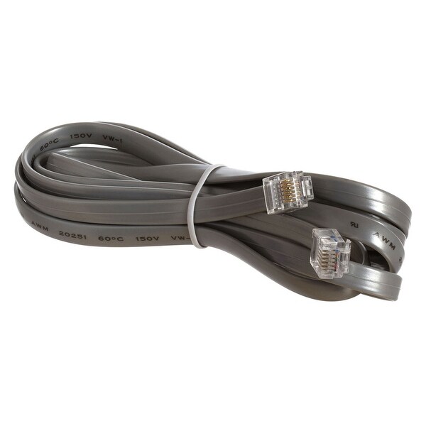 Phone Cable, RJ12 (6P6C), Reverse - 7 Feet (Voice). Opens flyout.