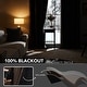 preview thumbnail 66 of 91, Deconovo 100 Percent Blackout with Liner Grommet Curtain (2 Panel)