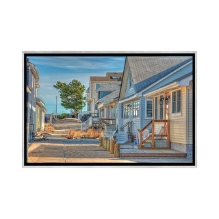 iCanvas "Jersey Cottages" by David Gardiner Framed