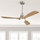 preview thumbnail 58 of 86, Sofucor 48/52 Inch Ceiling Fan with Light, Solid Wood Blades for Living Room, Bedroom,Smart Optional