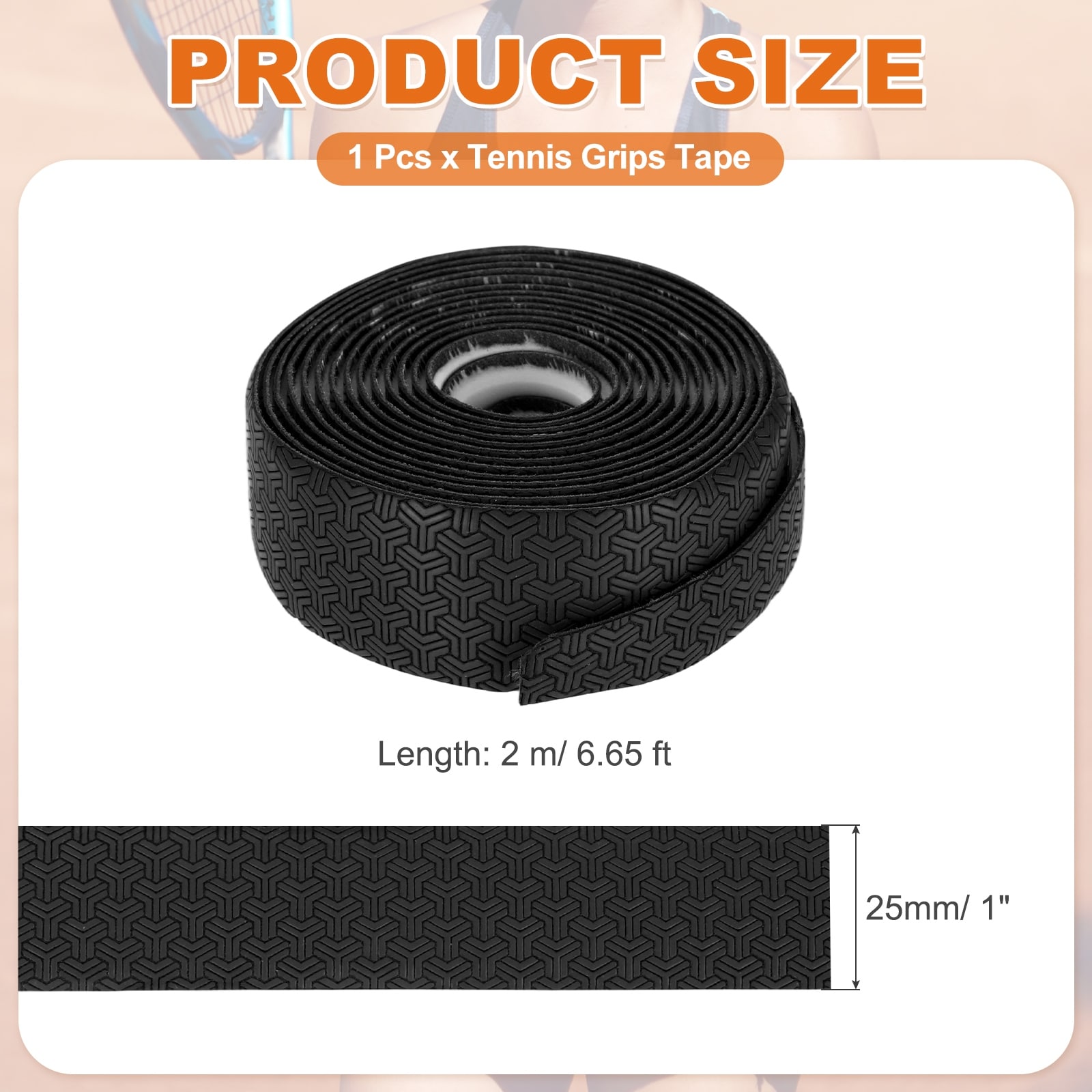 Tennis Racket Grip Tape, Anti-slip Tennis Overgrip Stretchy