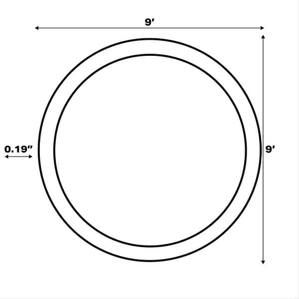 dimension image slide 11 of 23, JONATHAN Y Galon Palm Frond Indoor/Outdoor Area Rug