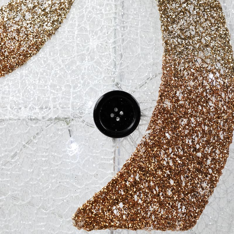 72" White Black LED Lighted Snowman Top Hat Christmas Decoration
