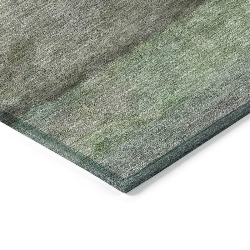 Machine Washable Indoor/ Outdoor Contemporary Ombre Chantille Rug