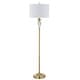 preview thumbnail 5 of 8, Adalyn 60" Crystal / Metal LED Floor Lamp, Brass Gold/Clear by JONATHAN Y - Brass Gold/Clear - 60" H x 15" W x 15" D