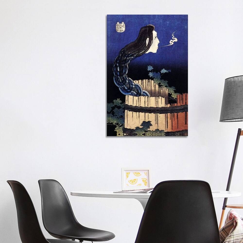 iCanvas "The Ghost Story of Okiku (Sarayashiki), 1830" by Katsushika Hokusai Canvas Print